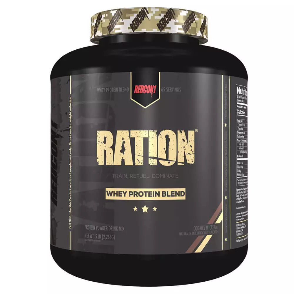 Redcon1 Ration Whey Protein Blend – Premium Protein for Muscle Growth, Recovery, and Performance
