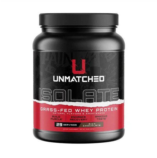 Unmatched Isolate Grass-Fed Whey Protein - 29 Servings - 2lbs