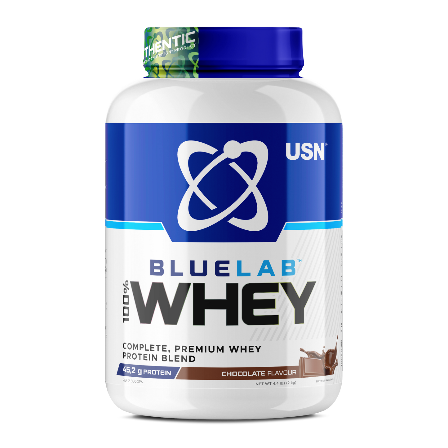 USN Blue Lab Whey Protein 2kg – Premium Triple-Source Protein for Lean Muscle