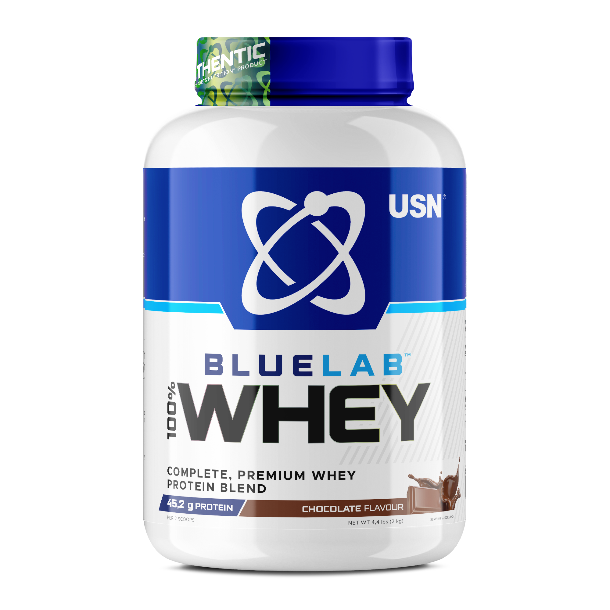 USN Blue Lab Whey Protein 2kg – Premium Triple-Source Protein for Lean Muscle