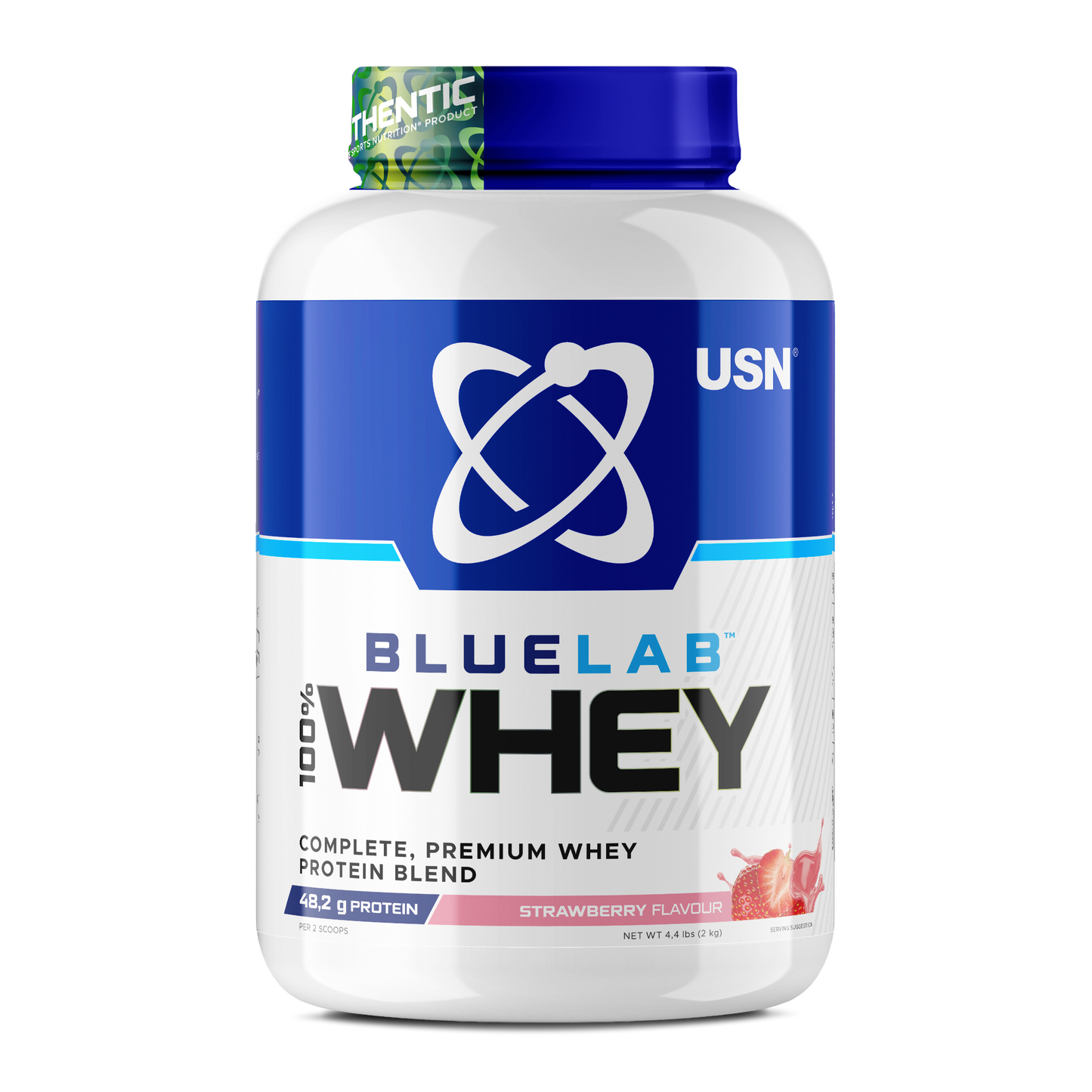 USN Blue Lab Whey Protein 2kg – Premium Triple-Source Protein for Lean Muscle