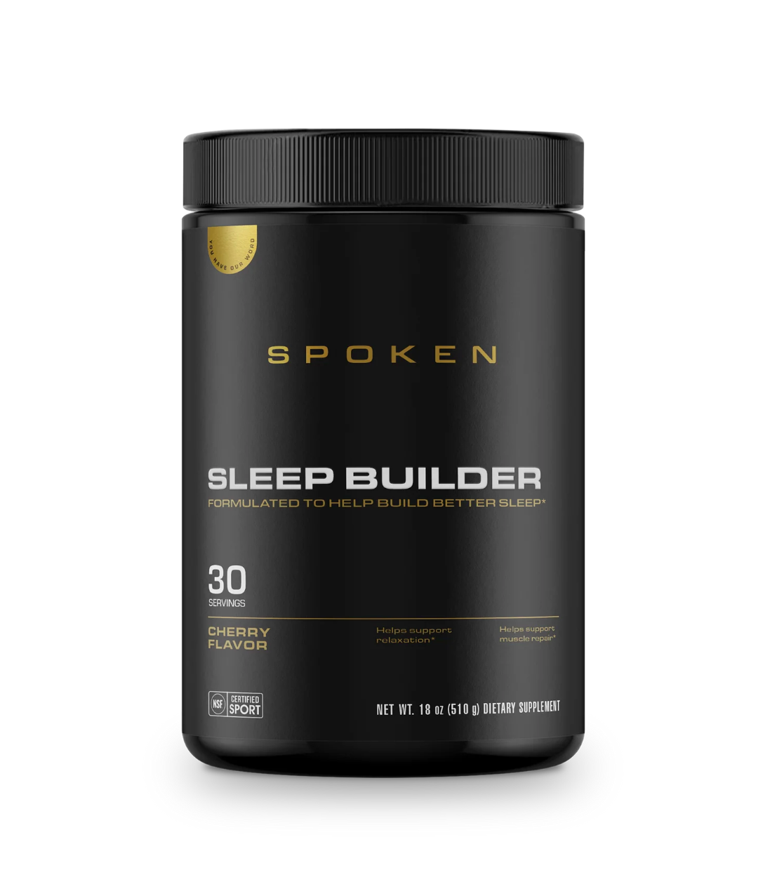 Spoken Sleep Builder | 30 Servings | Cherry