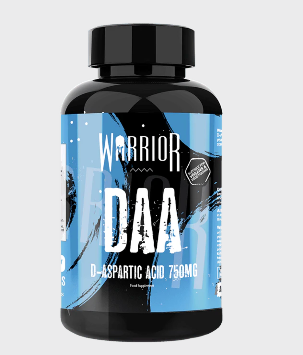 Warrior DAA – Ultra-Pure D-Aspartic Acid (DAA) Capsules