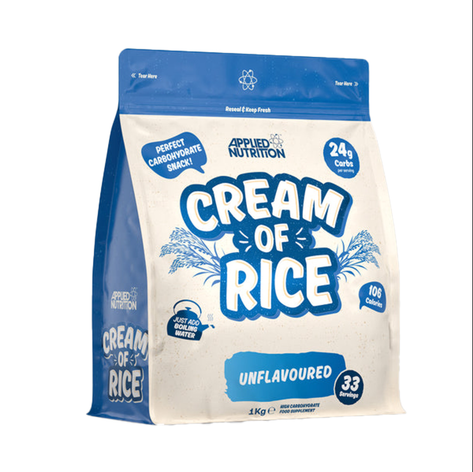 Applied Nutrition Cream of Rice, Raspberry Ripple | 33 Servings | 1 kg