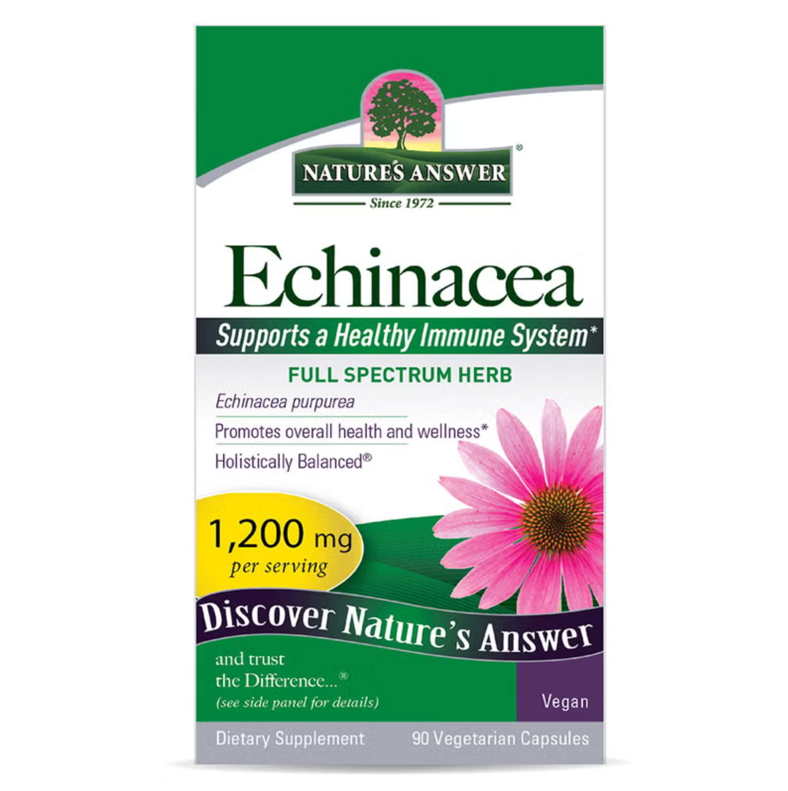 Nature's Answer Echinacea Herb – 1200mg