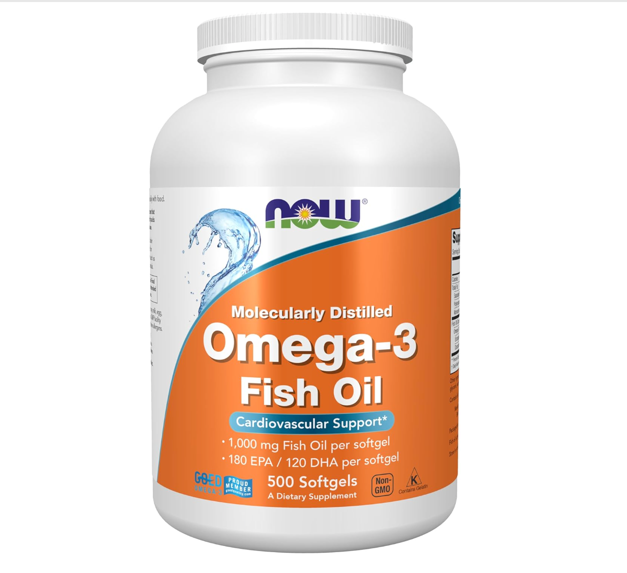 Now Omega 3 - 1000mg Fish Oil Supplement