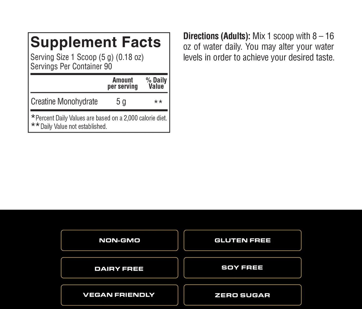 Spoken Creatine | 90 Servings | Unflavoured