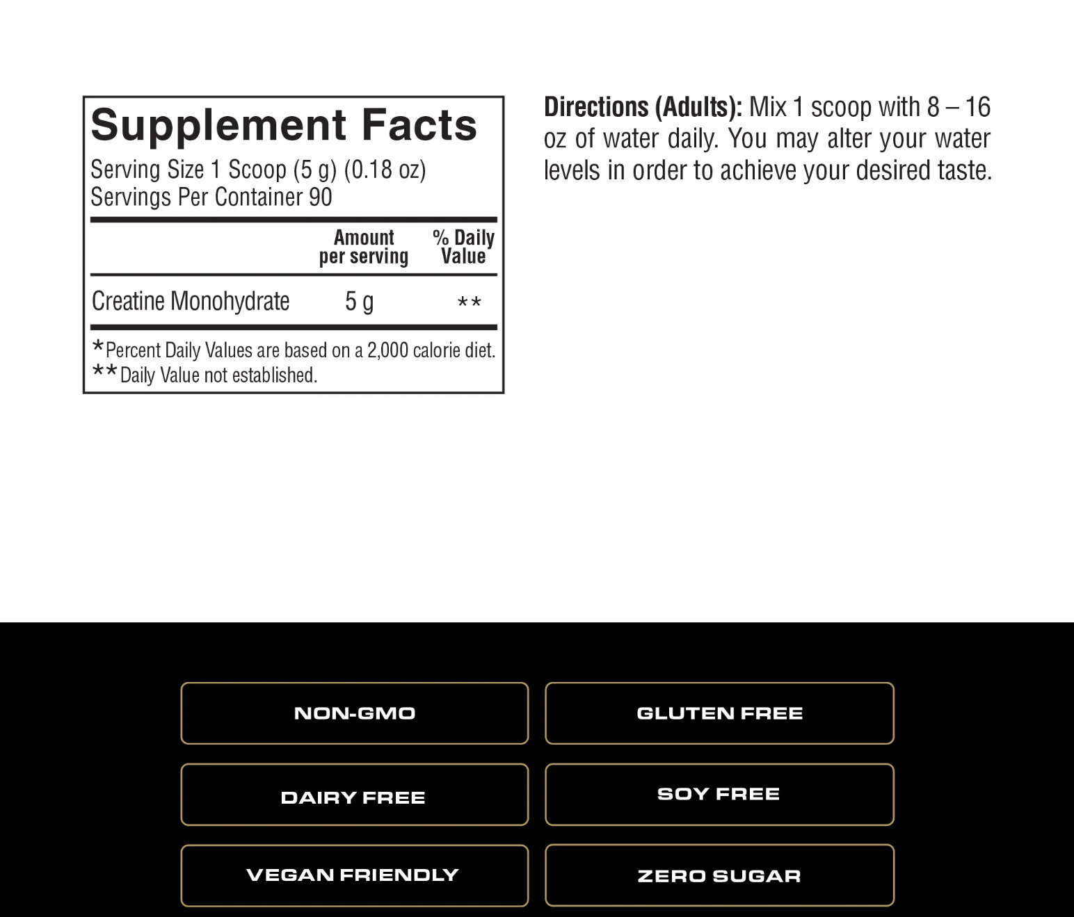 Spoken Creatine | 90 Servings | Unflavoured