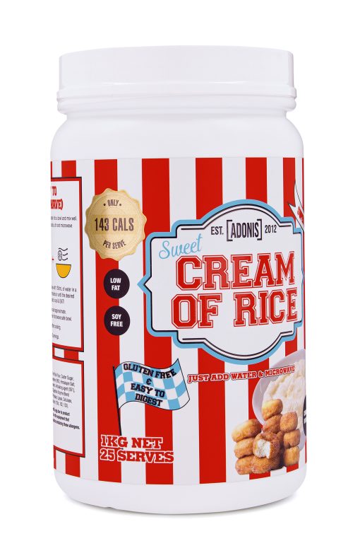 ADONIS Protein Cream of Rice 1kg – 25 Servings of Clean, High-Protein Fuel