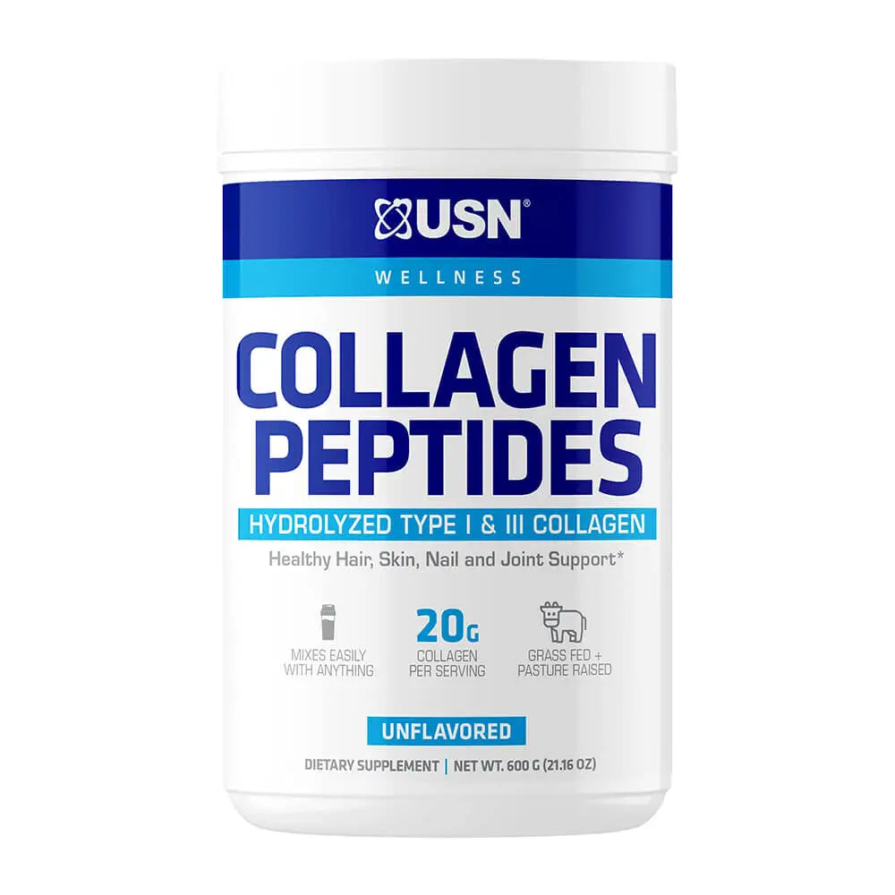 USN Vibrance Collagen Peptides Unflavored 600g – Premium Collagen for Skin & Joint Health