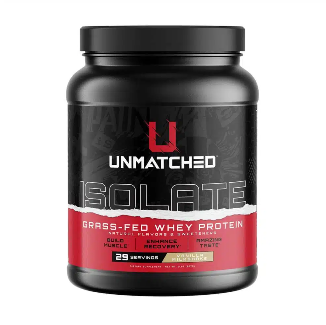 Unmatched Isolate Grass-Fed Whey Protein - 29 Servings - 2lbs