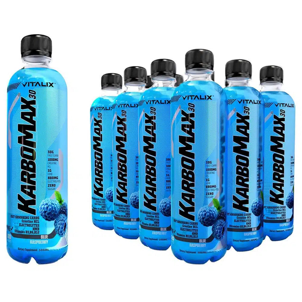 Vitalix KARBOMAX30 500ML Blue Raspberry P12