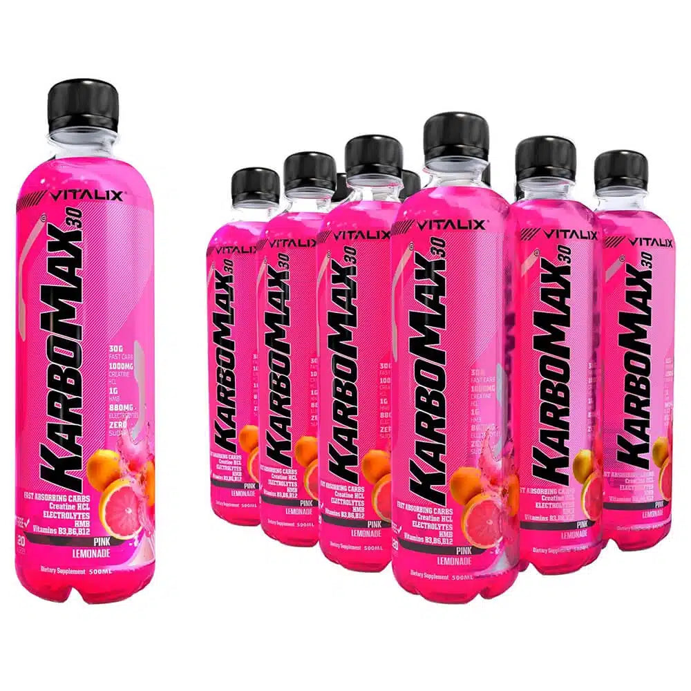 Vitalix KARBOMAX30 500ML Pink Lemonade P12