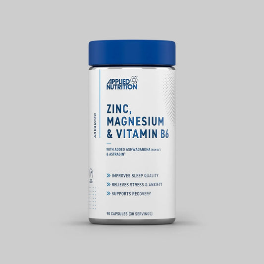 Zinc, Magnesium & Vitamin B6 Capsules With Ashwagandha (ZMA) 60 Capsules