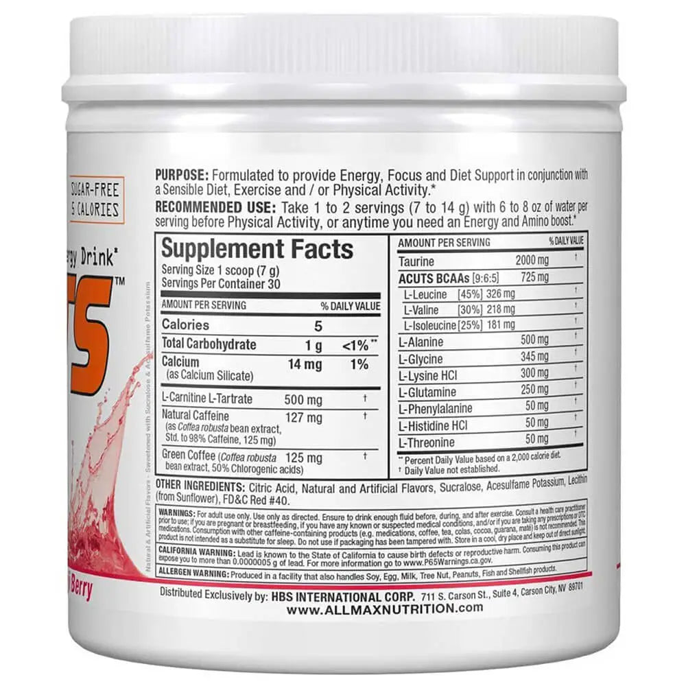 ALLMAX A:Cuts Amino Acid Energy Drink