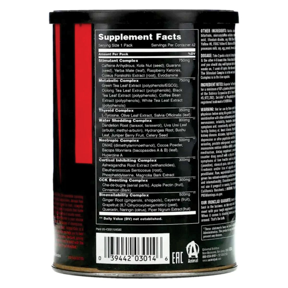 Animal Cuts Fat Burner 42 Packs