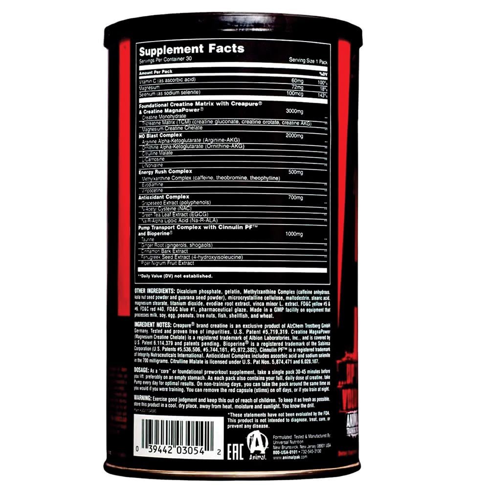 Animal Pump Pre-Workout