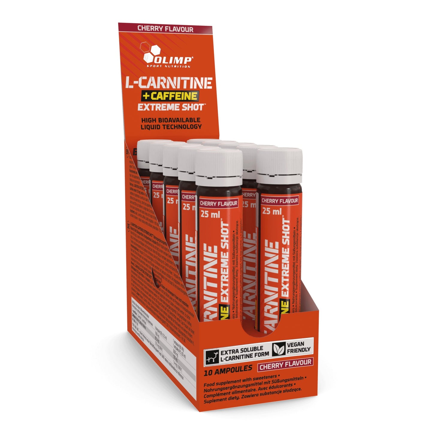 Olimp L-Carnitine + Caffeine Extreme Shot – Energy, Fat Metabolism & Performance Booster