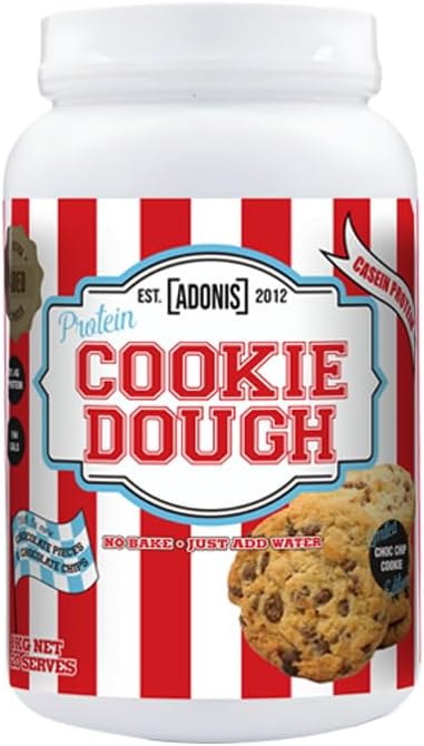 ADONIS Protein Cookie Dough 1kg – 25 Servings of Delicious Protein Power