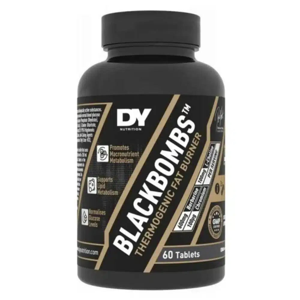 dy nutrition blackbombs thermogenic fat burner, 60 tablets