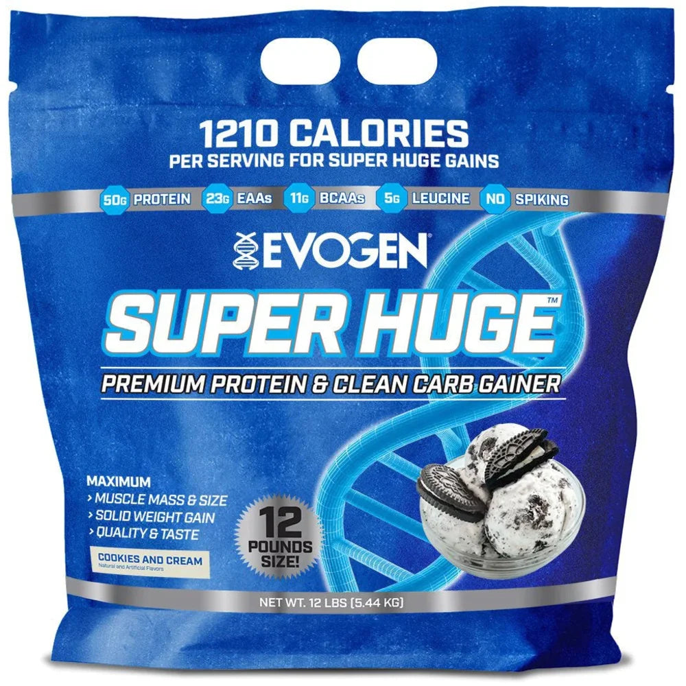 Evogen Super Huge Premium Protein & Clean Crab Gainer 5.44 Kg