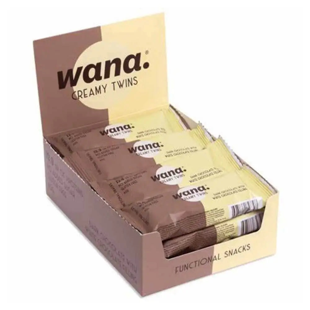 Wana Waffand Cream Bar 43g – Pack of 12 – Delicious Snack for Anytime Indulgence