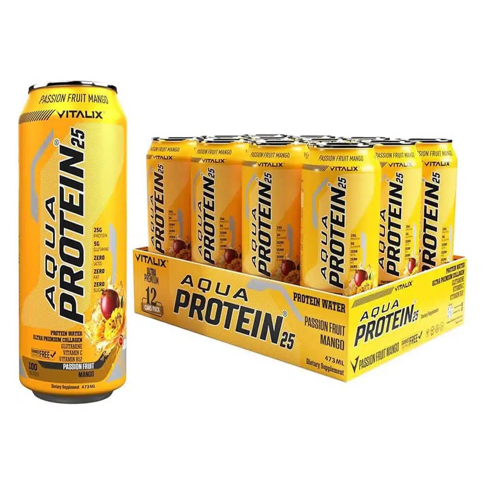 Vitalix Aqua Protein 25 Protein Water 473ml Pack of 12