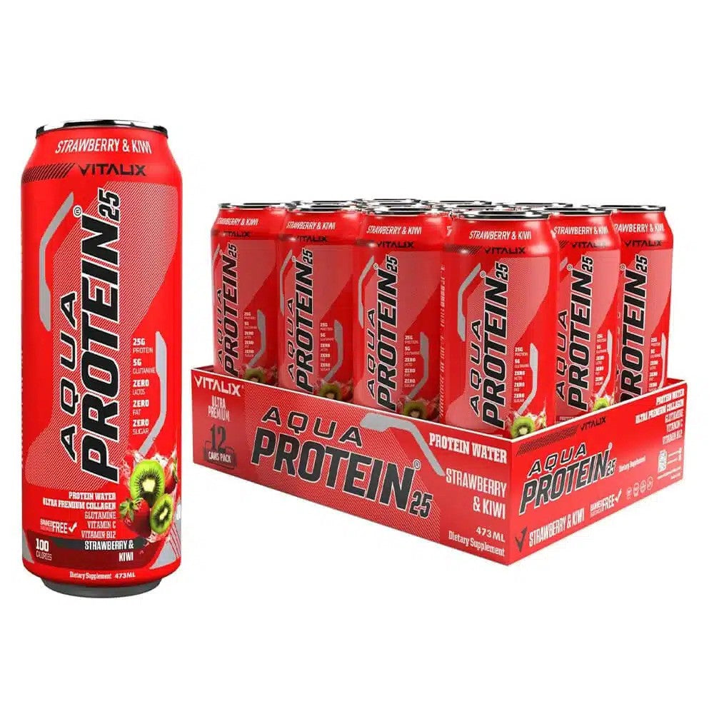 Vitalix Aqua Protein 25 Protein Water 473ml Pack of 12