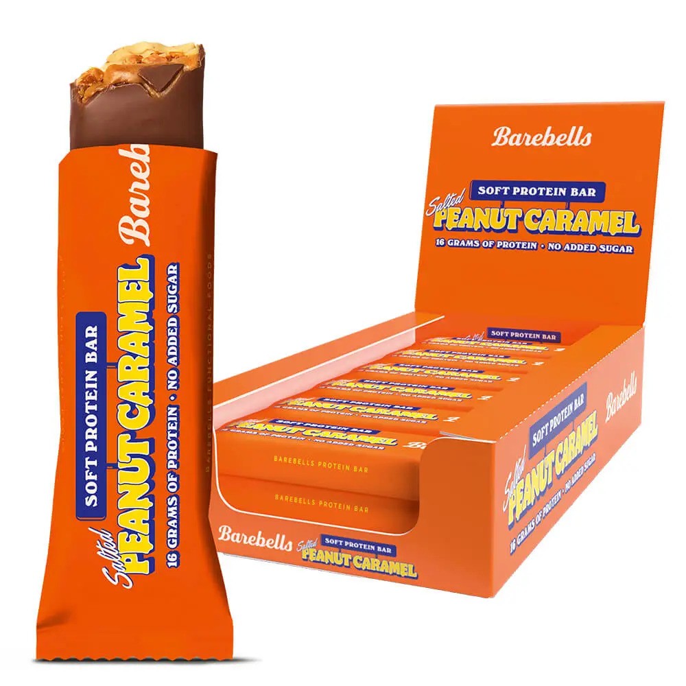 Barebells Protein Bar 55g – No Sugar, High Protein, Pack of 12 for Guilt-Free Snacking"