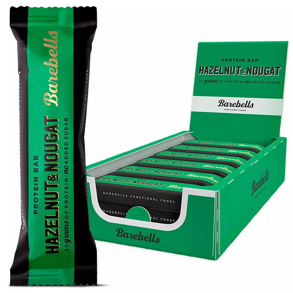 Barebells Protein Bar 55g – No Sugar, High Protein, Pack of 12 for Guilt-Free Snacking"