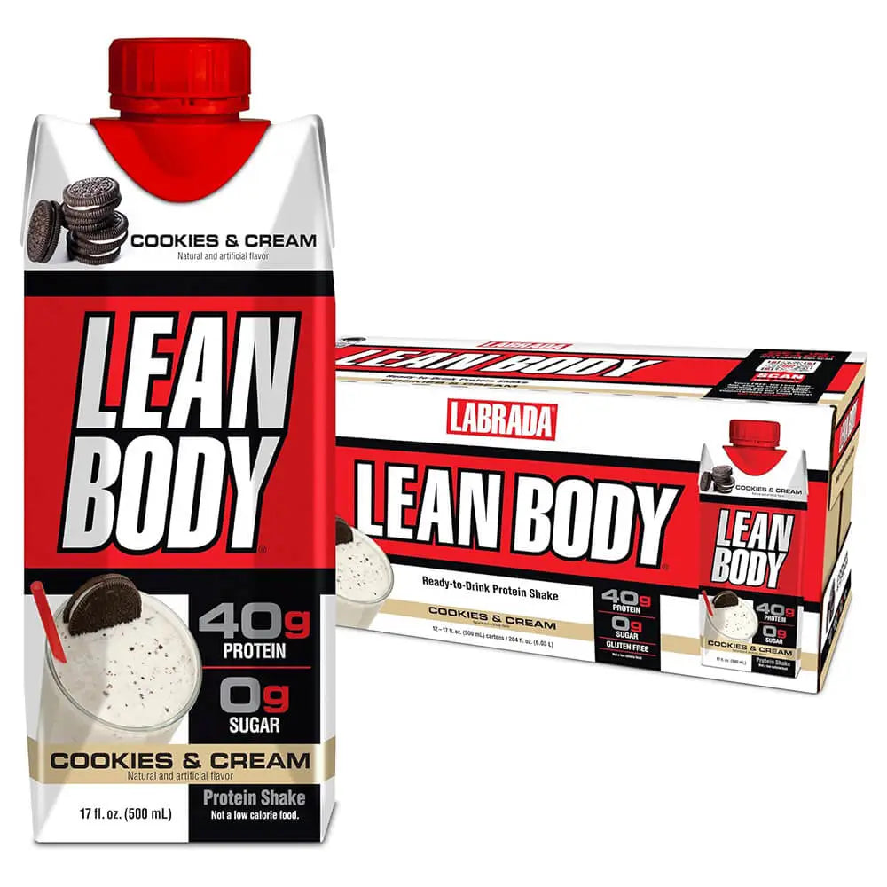 Labrada Lean Body RTD Protein Shake 600ML Pack of 12