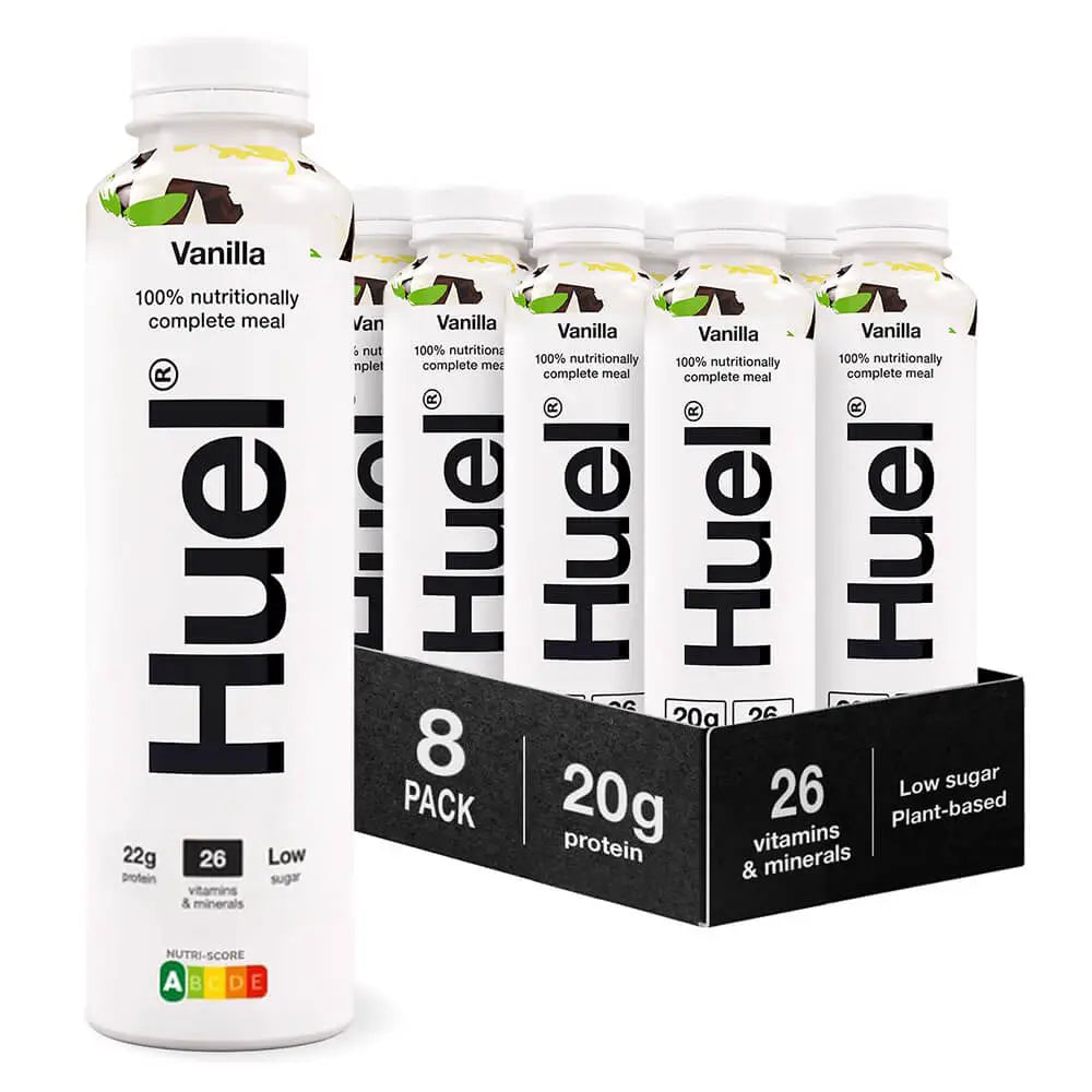 Huel Complete Meal Protein Milkshake 500ml Pack of 8