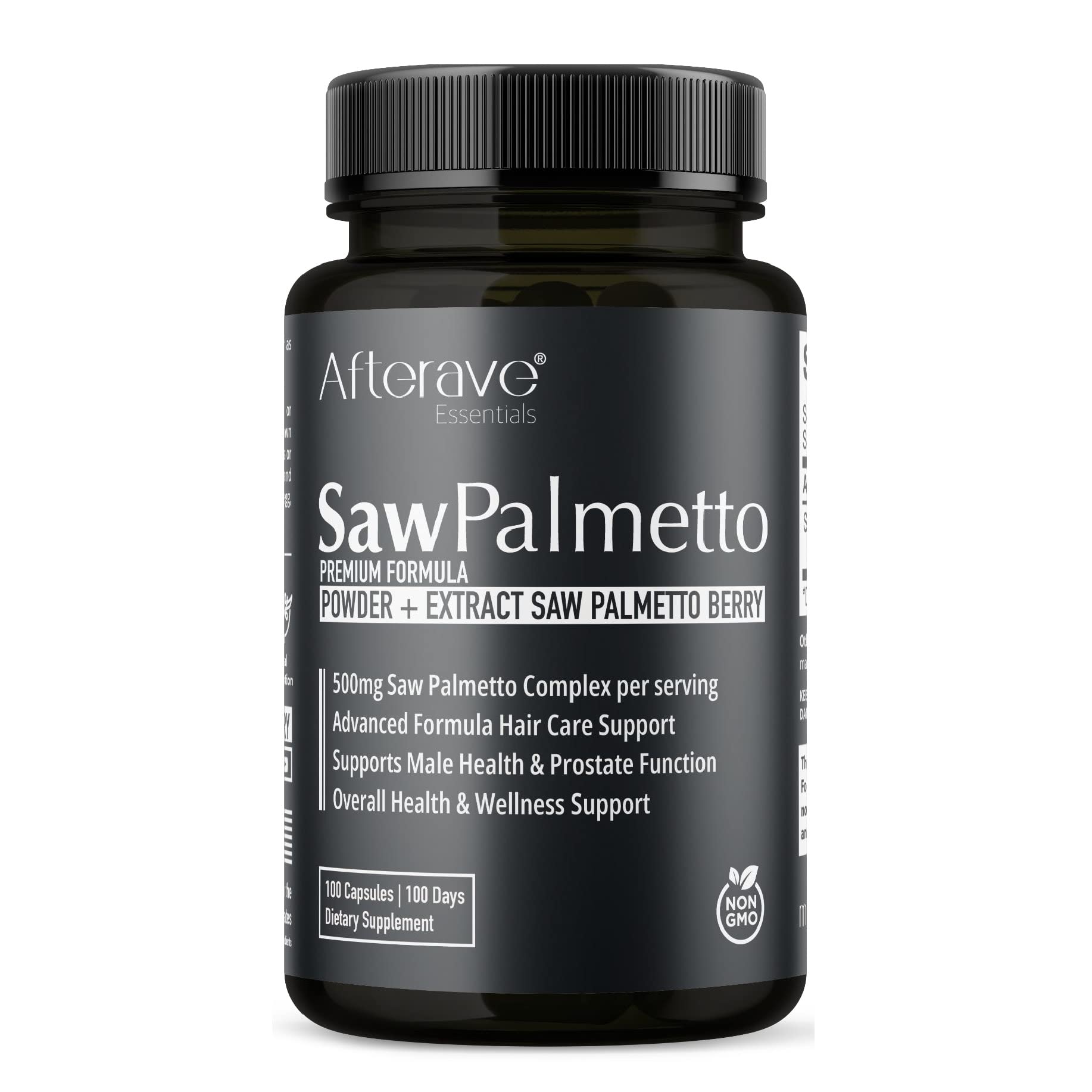 Afterave essentials Saw Palmetto Premium 100 Capsules