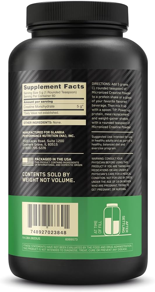 Optimum Nutrition Creatine 60 Servings 300g