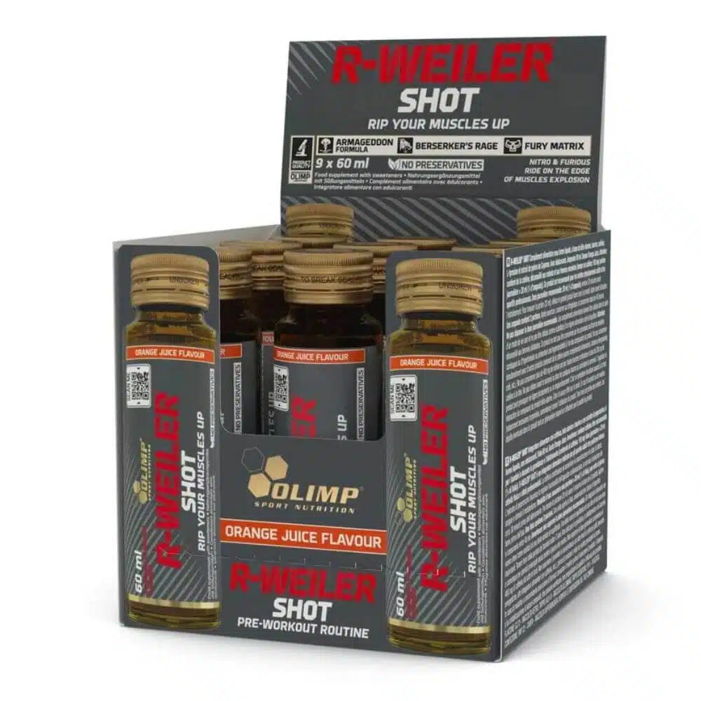 OLIMP R WEILER Shot Pre-Workout: Maximum Energy for Peak Performance
