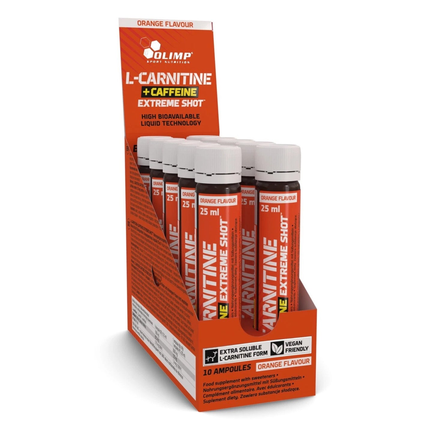 Olimp L-Carnitine + Caffeine Extreme Shot – Energy, Fat Metabolism & Performance Booster