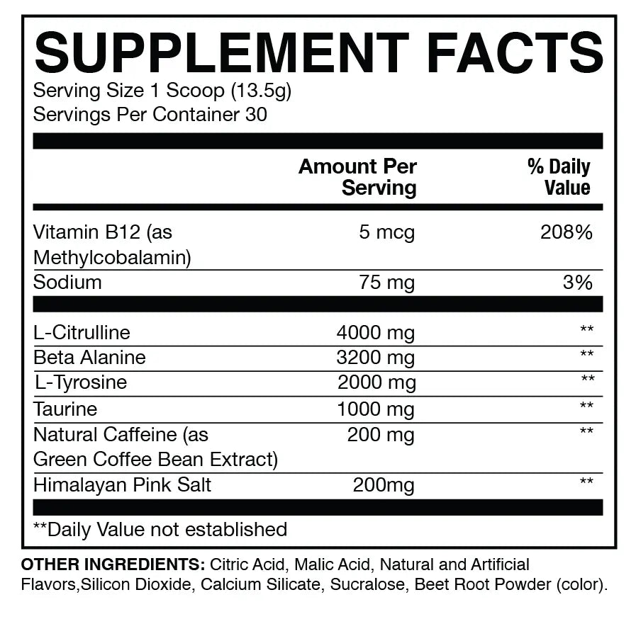 Raw Nutrition - Essential Pre-Workout
