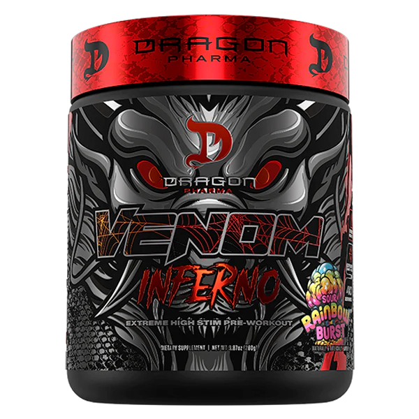 Dragon Pharma VENOM INFERNO – Extreme Potency Pre-Workout | 40 Servings