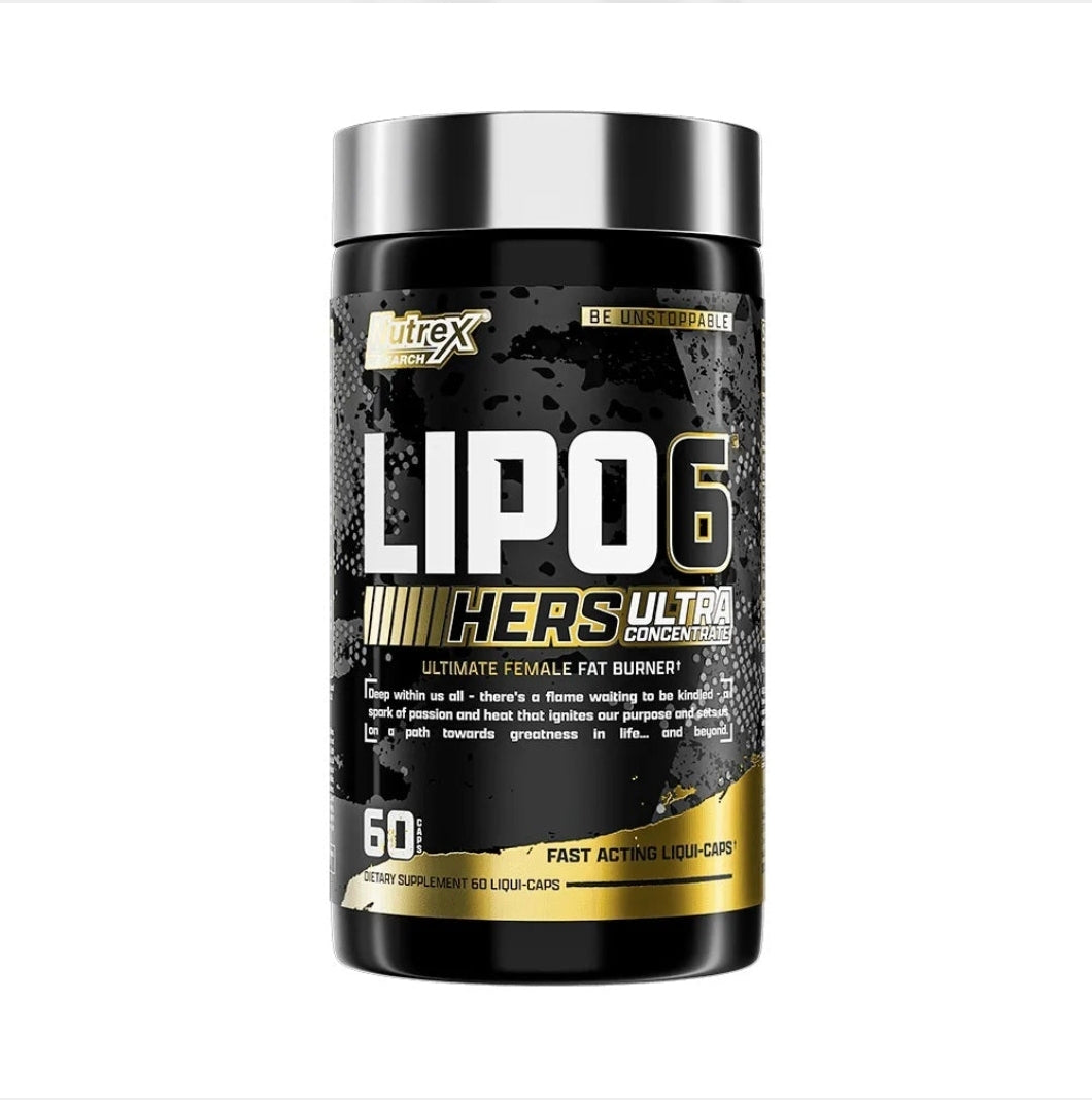 NUTREX LIPO 6 BLACK HERS ULTRA CONCENTRATE CAP 6