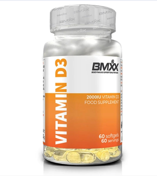 Body Maxx Vitamin D3 2000 IU – 60 Tablets | Bone, Immunity & Muscle Support