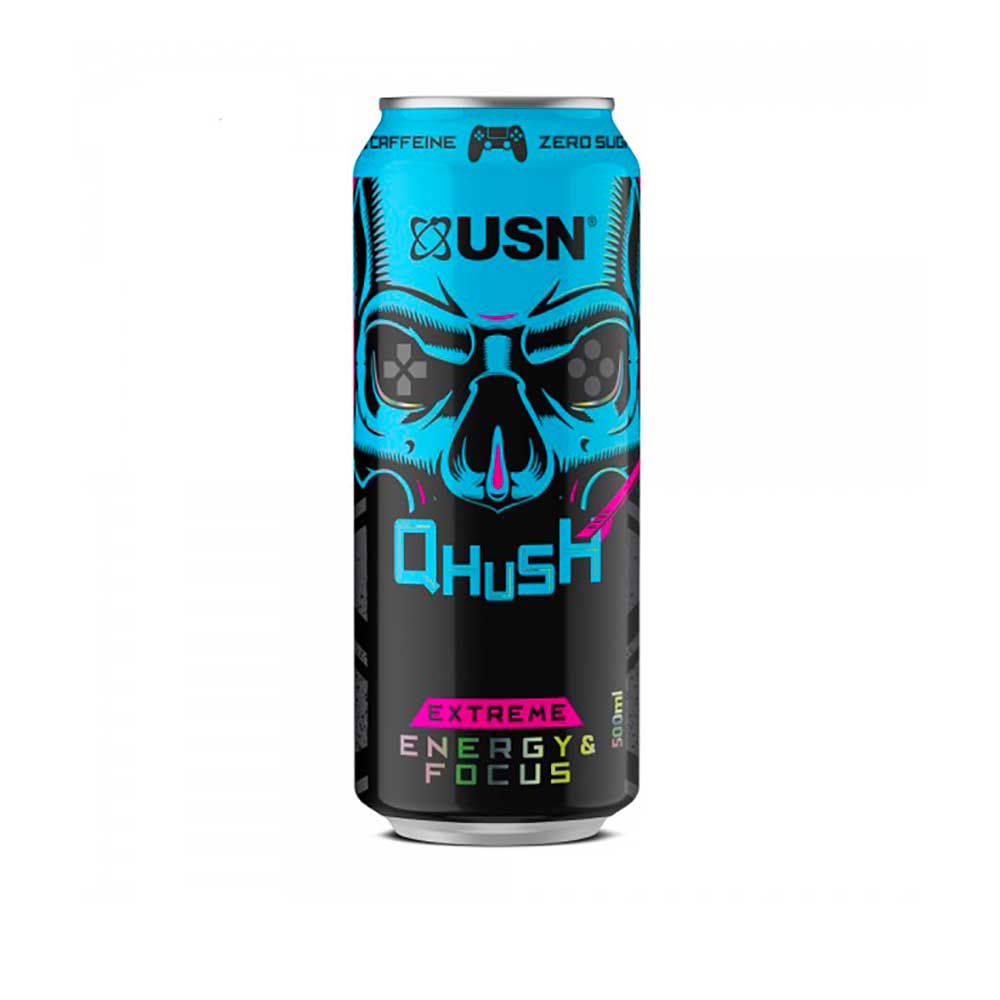 Usn Qhush extreme energy drink pack of 12 500ml