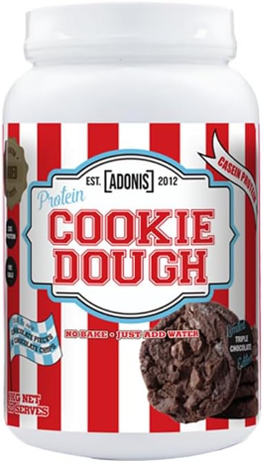 ADONIS Protein Cookie Dough 1kg – 25 Servings of Delicious Protein Power