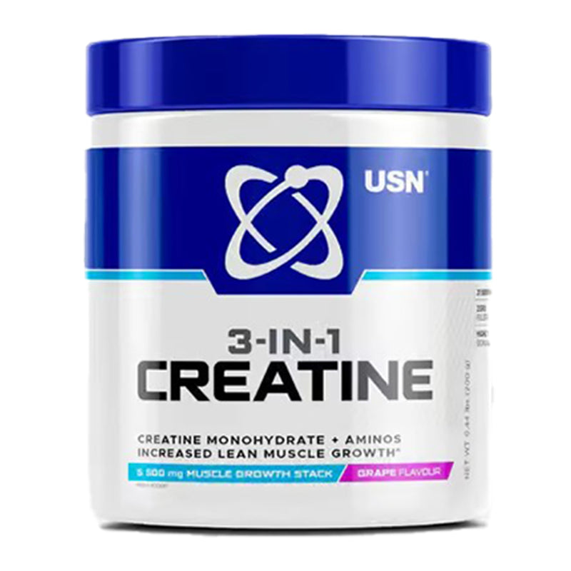 USN 3-in-1 Creatine 200g – Advanced Triple-Creatine Blend for Strength & Performance