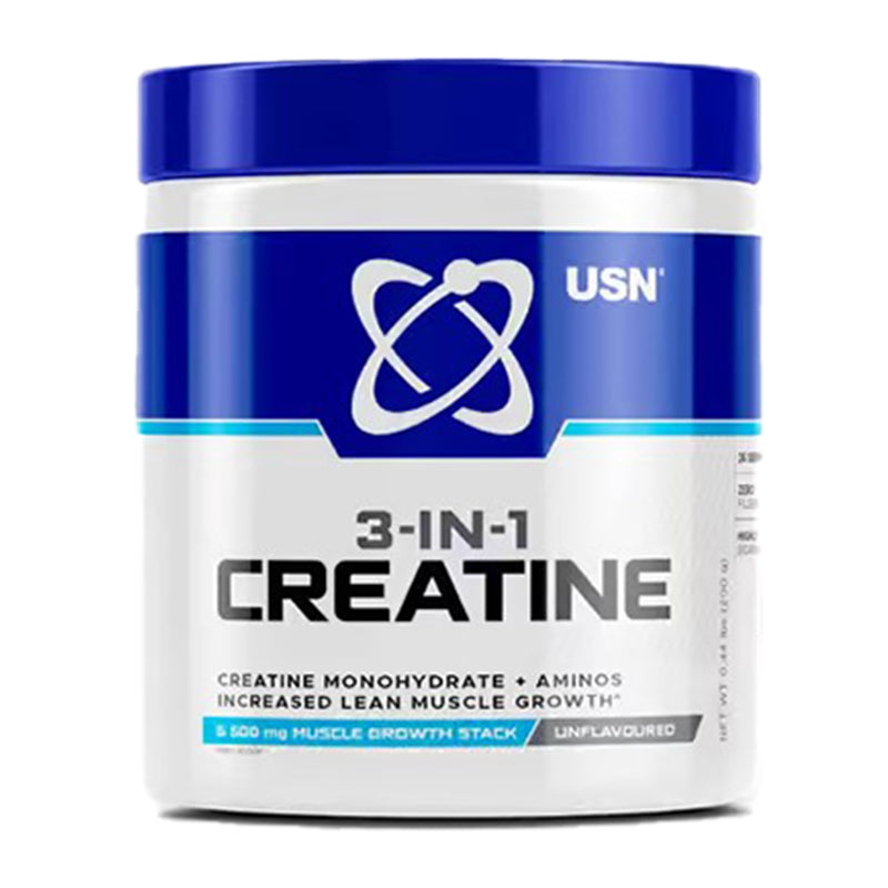 USN 3-in-1 Creatine 200g – Advanced Triple-Creatine Blend for Strength & Performance