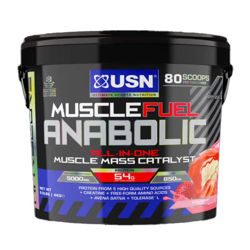 USN Muscle Fuel Anabolic 4kg – All-in-One Muscle & Strength Gainer