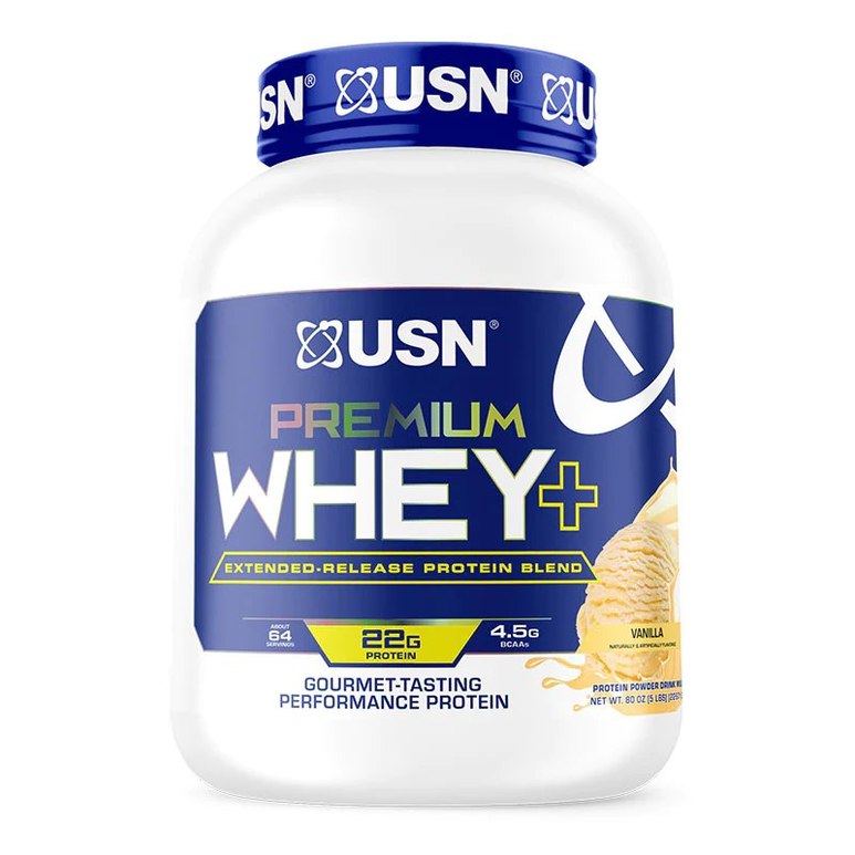 USN Premium Whey+ Protein 5lb – High-Quality Whey Blend for Lean Muscle & Performance