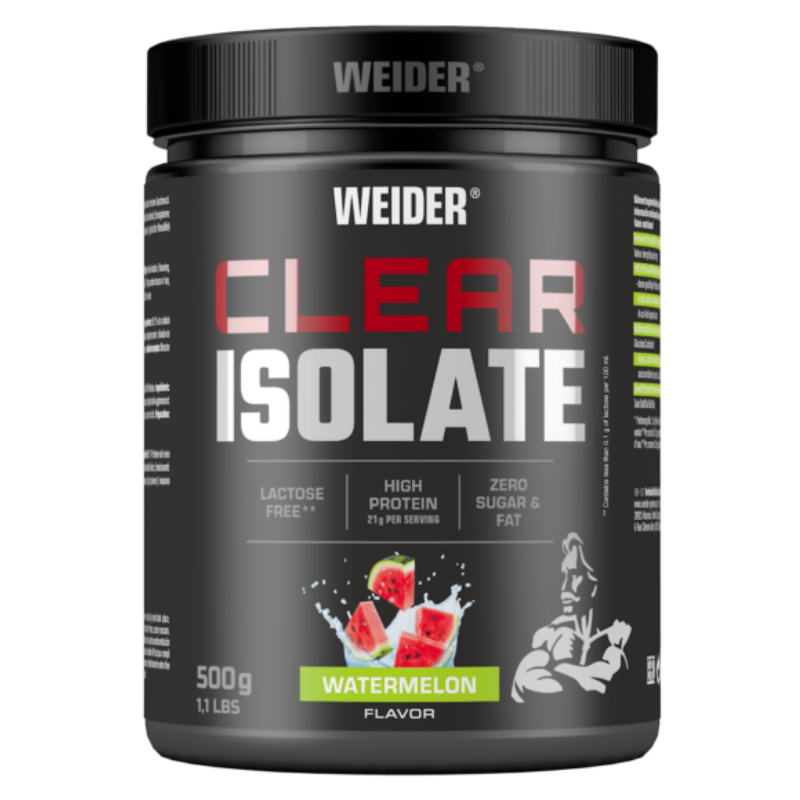 Weider Clear Isolate (500g, 20 Servings) – Refreshing, High-Quality Muscle Recovery"