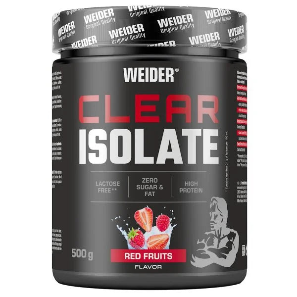 Weider Clear Isolate (500g, 20 Servings) – Refreshing, High-Quality Muscle Recovery"