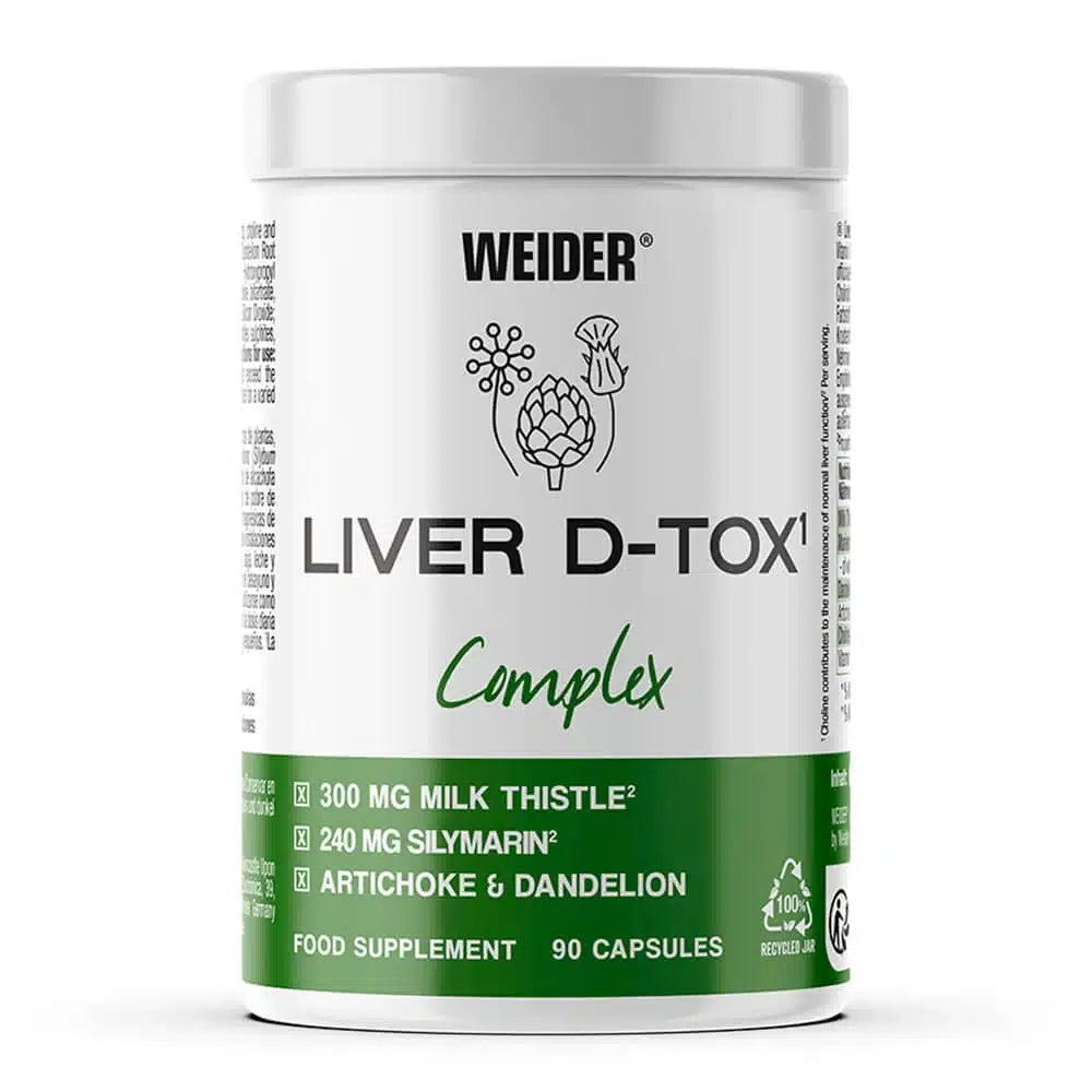 weider liver d-tox complex, 90 capsules