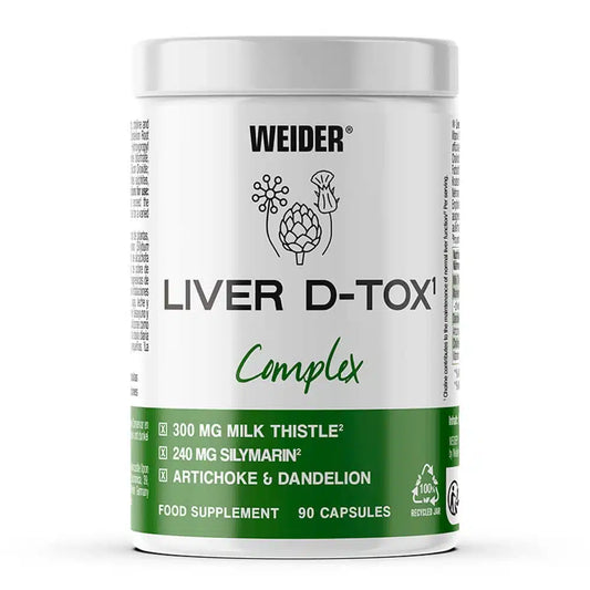 weider liver d-tox complex, 90 capsules